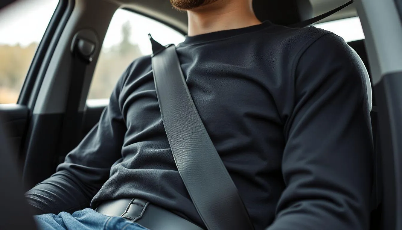 Langkah-Langkah Cara Menggunakan Sabuk Pengaman Mobil (c) Ilustrasi AI