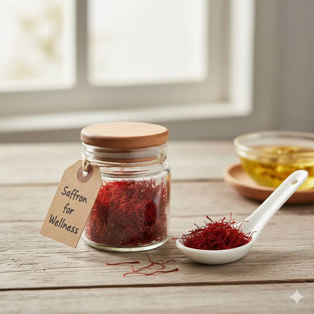 Cara Menggunakan Saffron untuk Perawatan Wajah (c) Ilustrasi AI