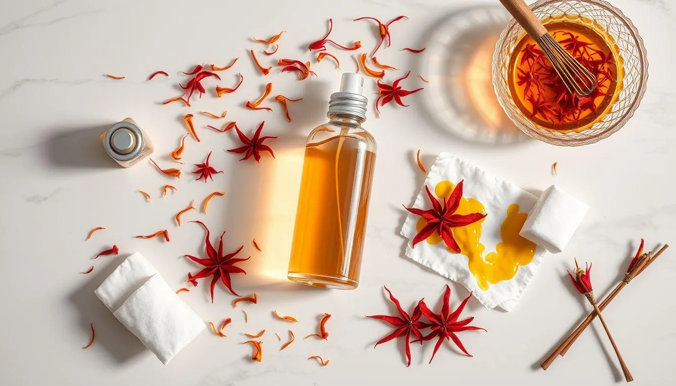 Cara Menggunakan Saffron sebagai Toner dan Face Mist (c) Ilustrasi AI