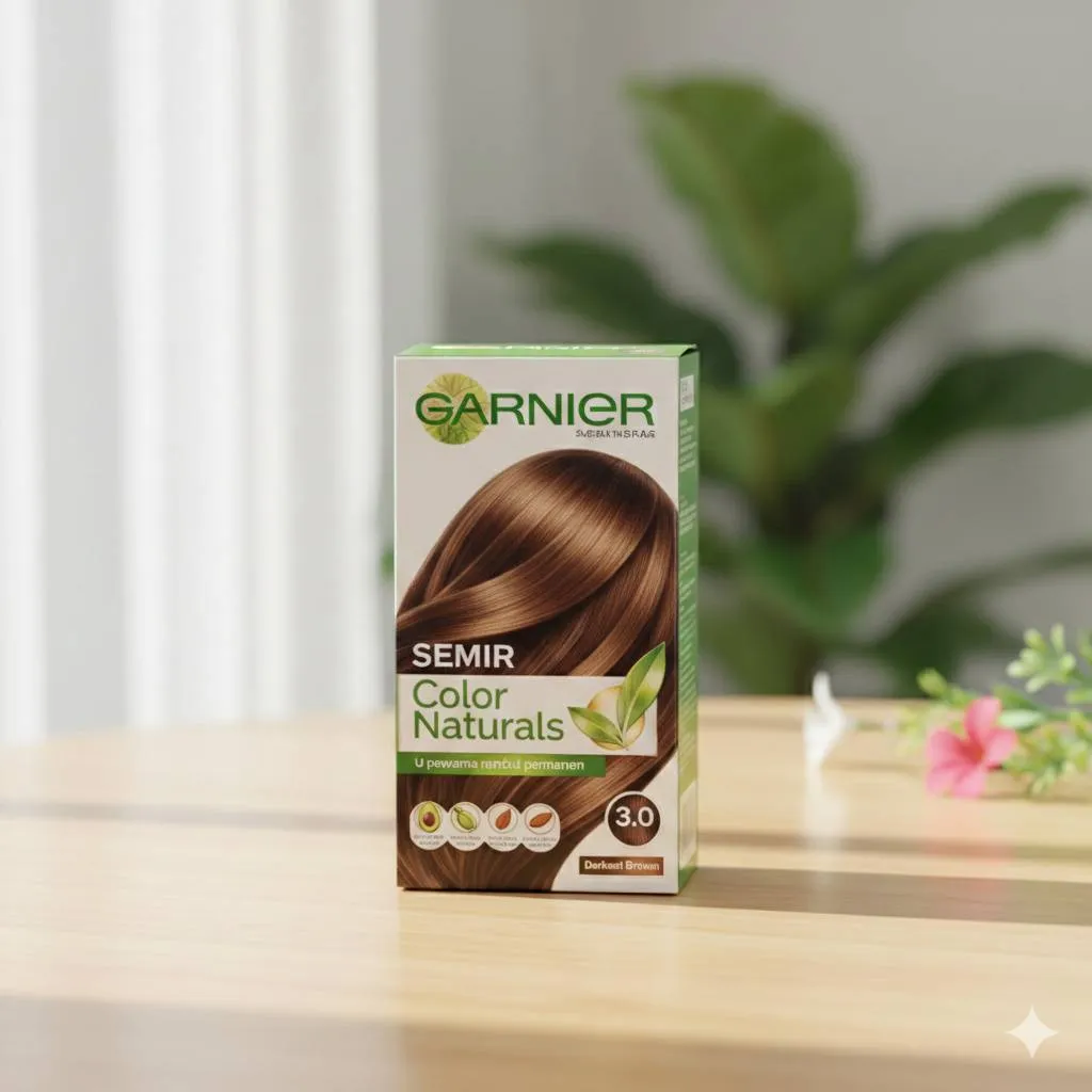 Langkah-Langkah Cara Menggunakan Semir Garnier (c) Ilustrasi AI