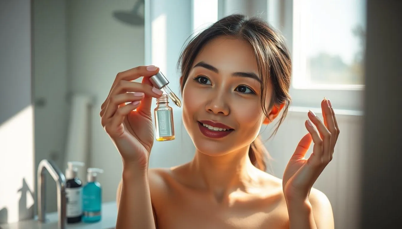 Waktu Terbaik Menggunakan Serum Hanasui (c) Ilustrasi AI