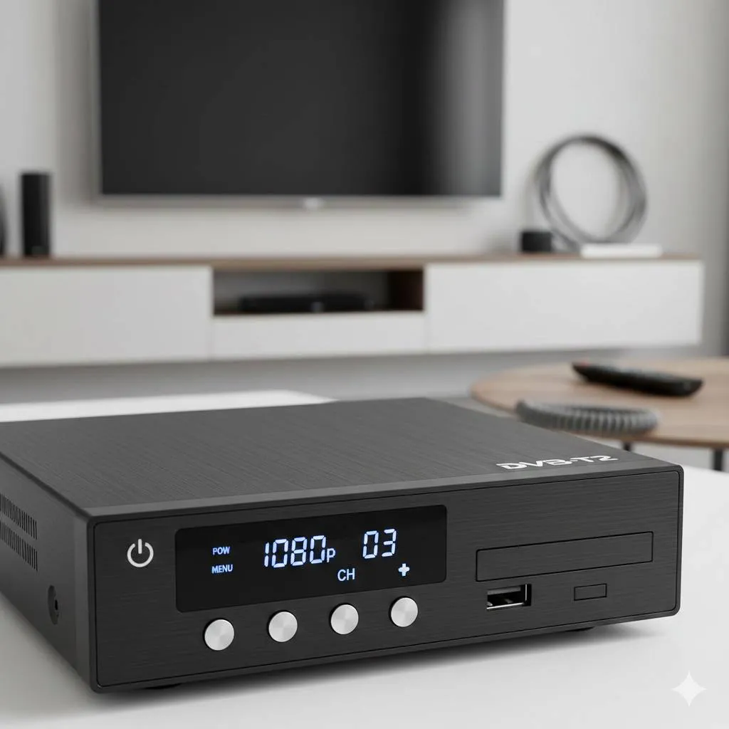 Cara Menggunakan Set Top Box di TV LED (c) Ilustrasi AI