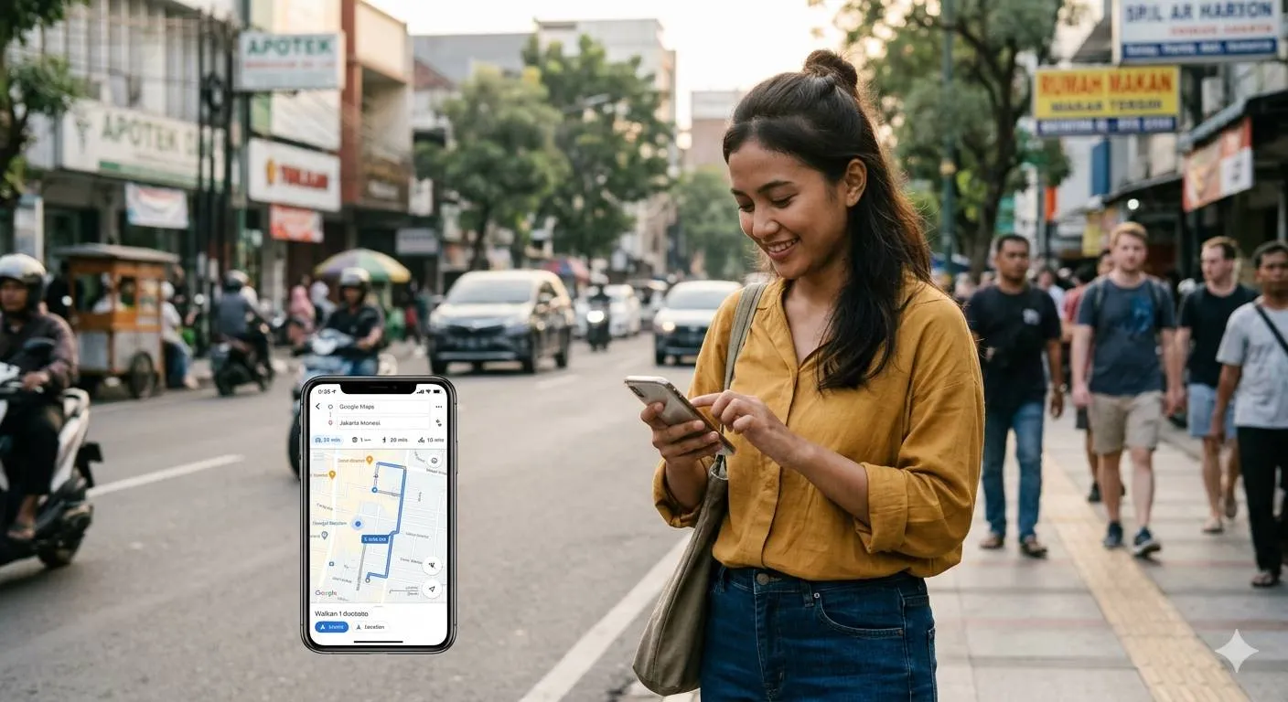 3. Cara Menggunakan Sherlock Melalui Google Maps ke WhatsApp (c) Ilustrasi AI