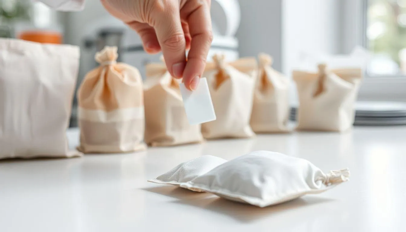 Cara Menggunakan Silica Gel dengan Kantong Kertas atau Kain (c) Ilustrasi AI