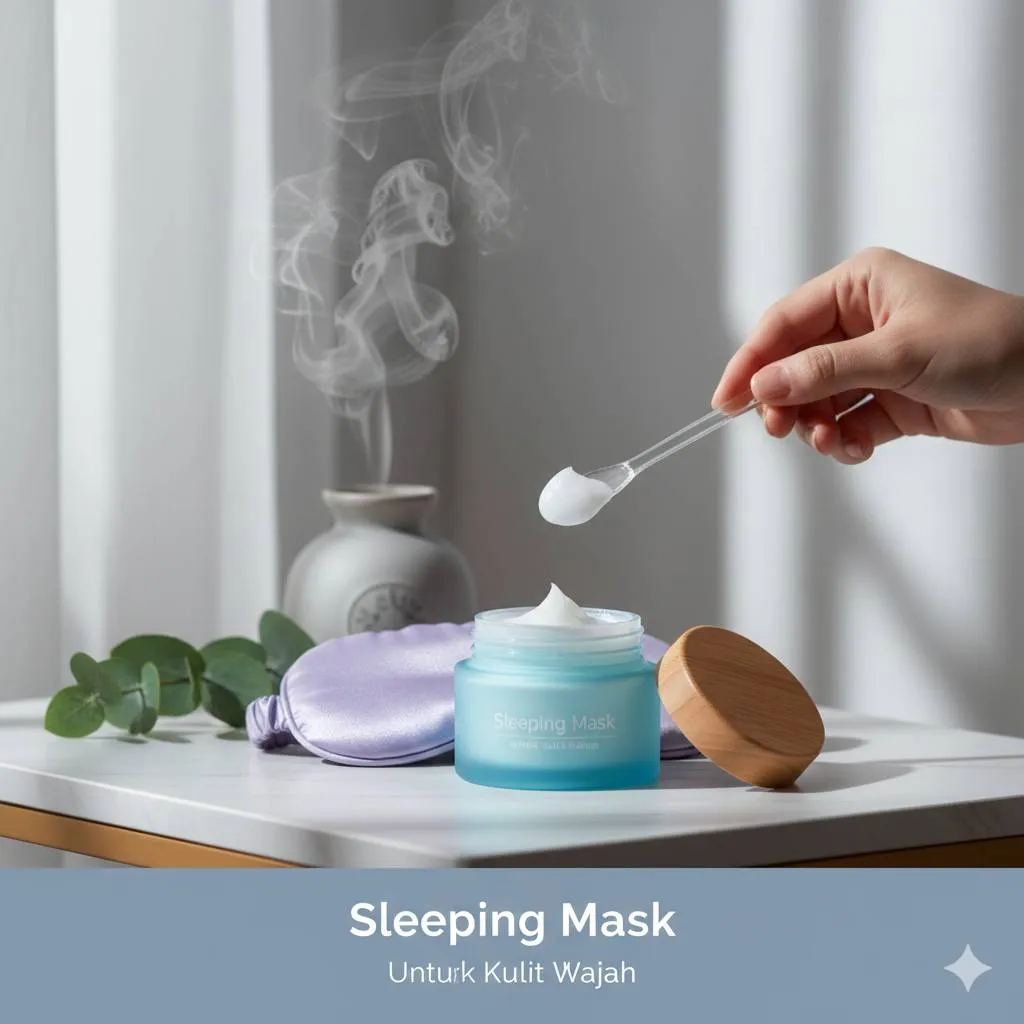 Apa Itu Sleeping Mask dan Perbedaannya dengan Krim Malam (c) Ilustrasi AI