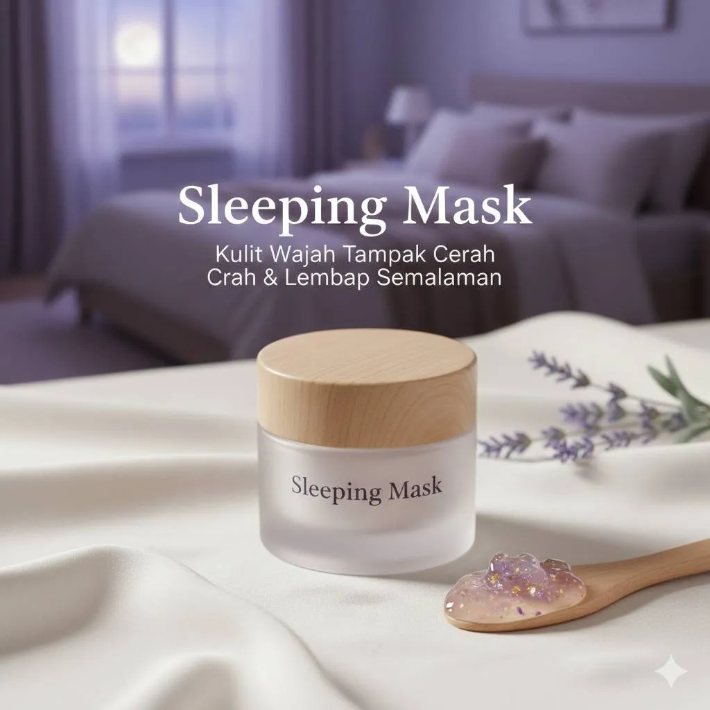 Langkah-Langkah Cara Menggunakan Sleeping Mask dengan Benar (c) Ilustrasi AI