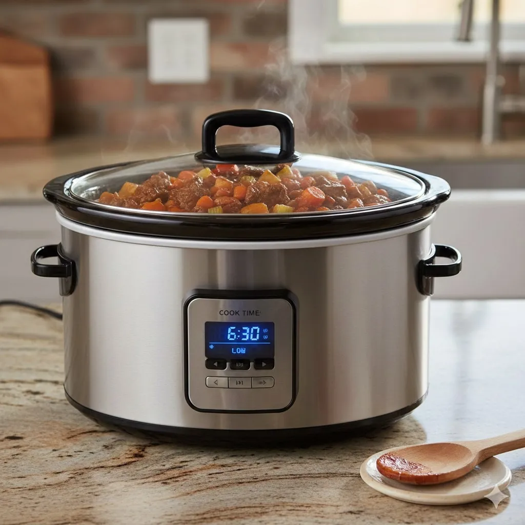 Cara Menggunakan Slow Cooker dengan Benar (c) Ilustrasi AI