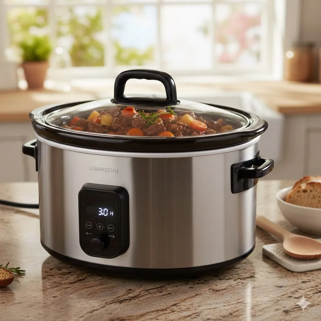 Cara Merawat dan Membersihkan Slow Cooker (c) Ilustrasi AI