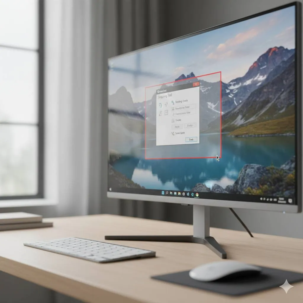 Cara Membuka Snipping Tool di Windows (c) Ilustrasi AI