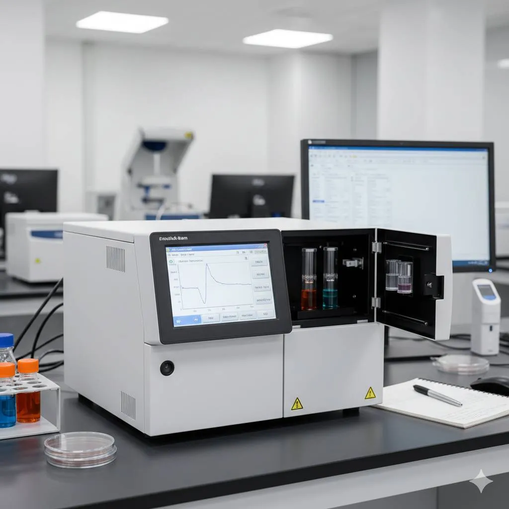 Persiapan Sebelum Menggunakan Spektrofotometer (c) Ilustrasi AI