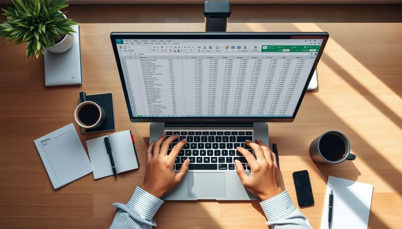 Teknik Dasar Mengelola Data dalam Spreadsheet (c) Ilustrasi AI