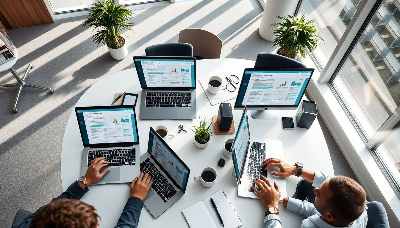 Kolaborasi dan Berbagi Spreadsheet (c) Ilustrasi AI