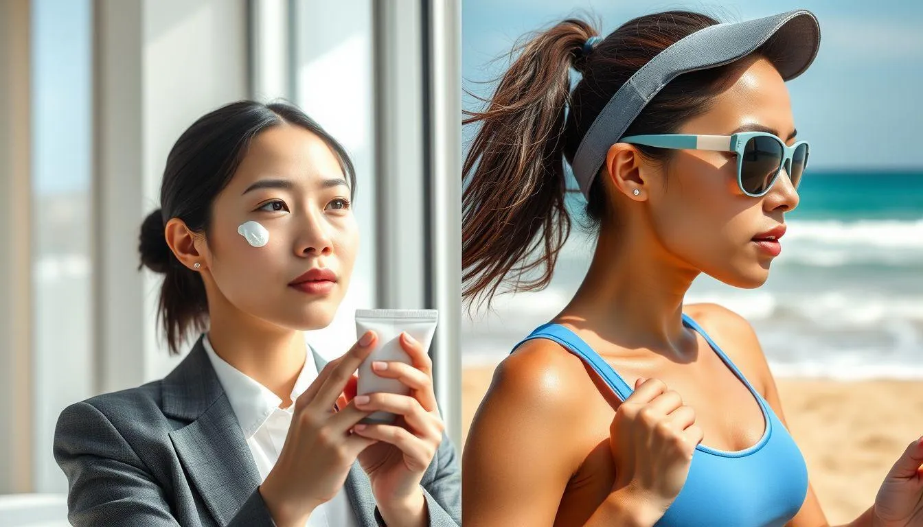 Sunscreen untuk Berbagai Kondisi dan Aktivitas (c) Ilustrasi AI