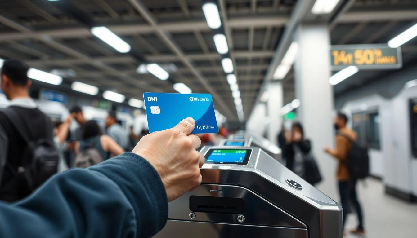 TapCash BNI untuk Pembayaran Transportasi Umum (c) Ilustrasi AI