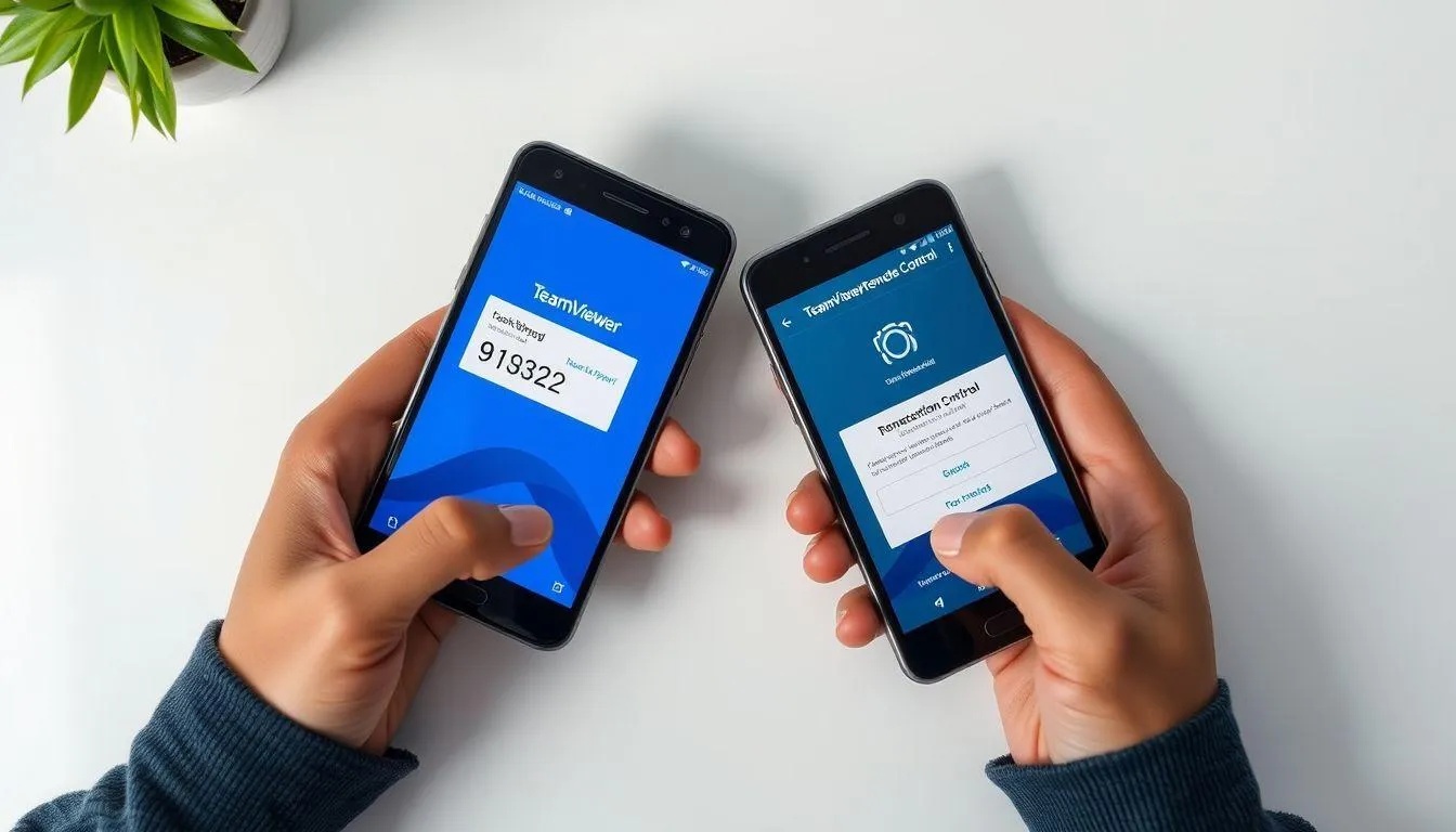 2. Cara Menggunakan TeamViewer Android ke Android via QuickSupport (c) Ilustrasi AI
