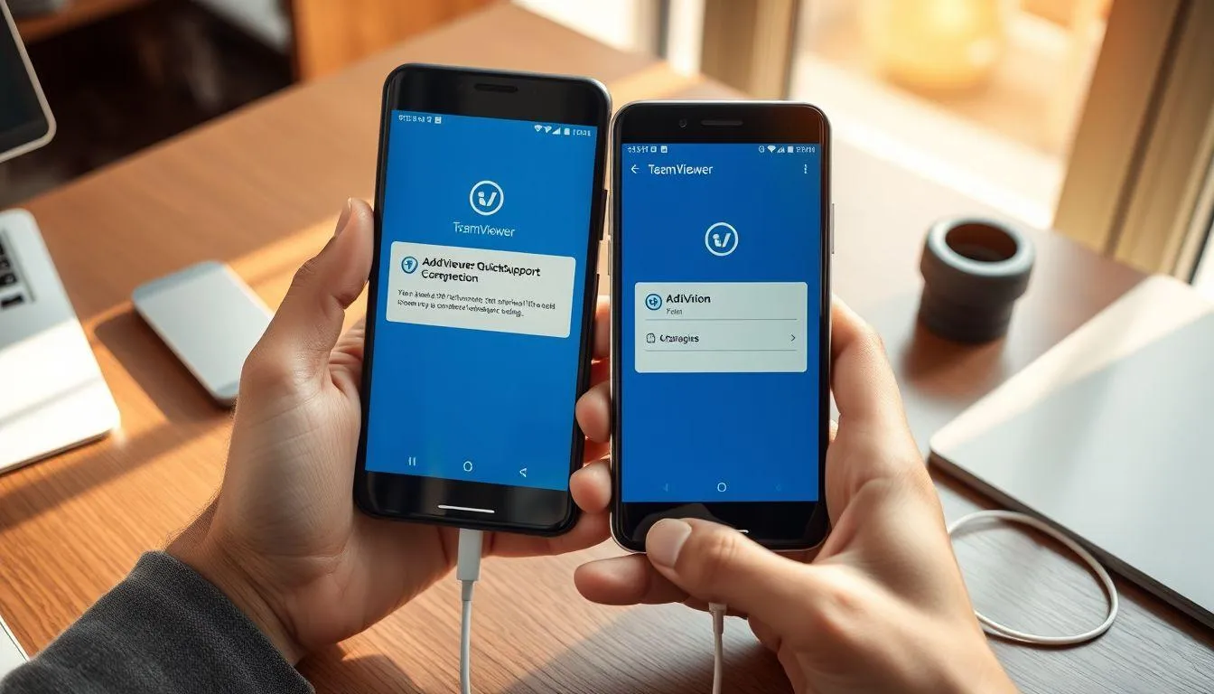 4. Cara Mengaktifkan Universal Add-On TeamViewer di Android (c) Ilustrasi AI