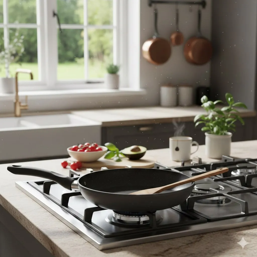 Tips Penggunaan Teflon Sehari-hari yang Benar (c) Ilustrasi AI