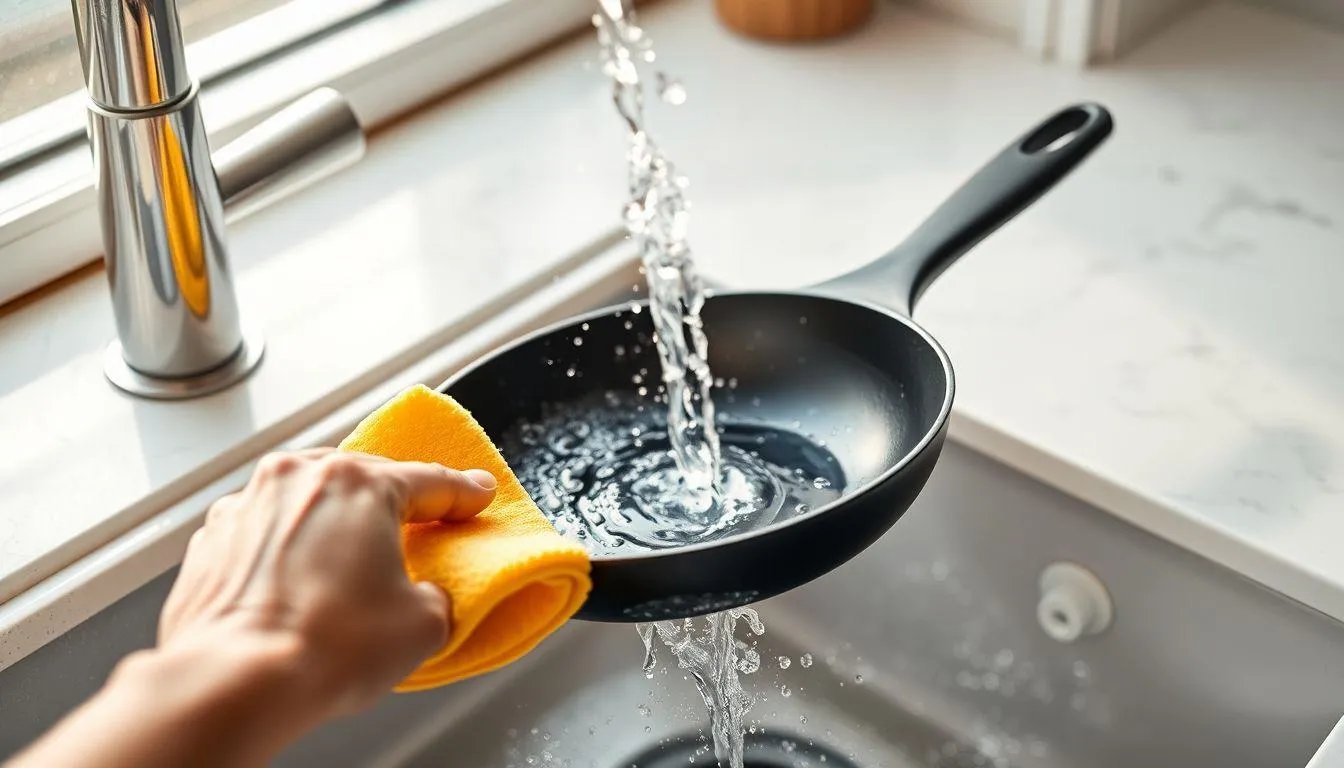 Persiapan Awal Sebelum Menggunakan Teflon Baru (c) Ilustrasi AI