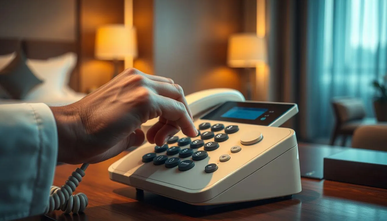 Cara Melakukan Panggilan Keluar dari Hotel (c) Ilustrasi AI