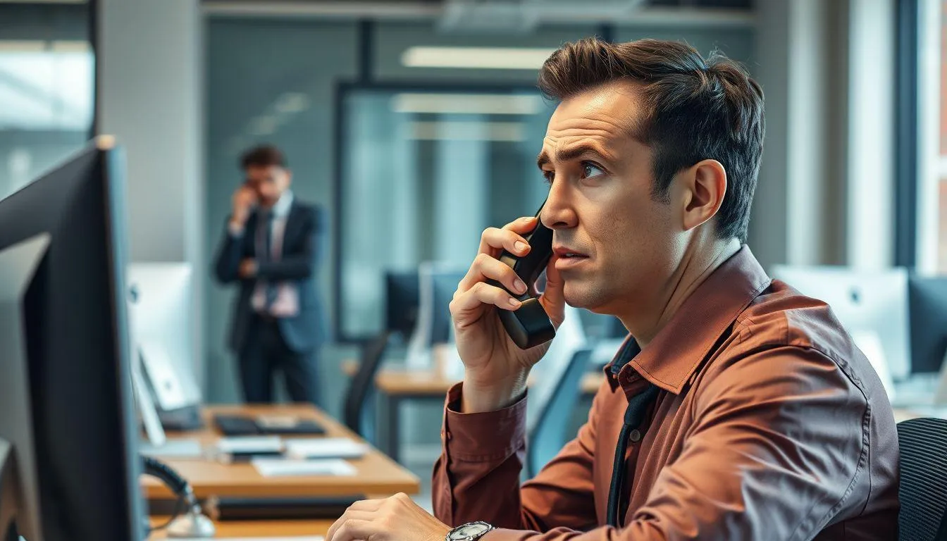 Kesalahan Umum yang Harus Dihindari Saat Menggunakan Telepon Kantor (c) Ilustrasi AI