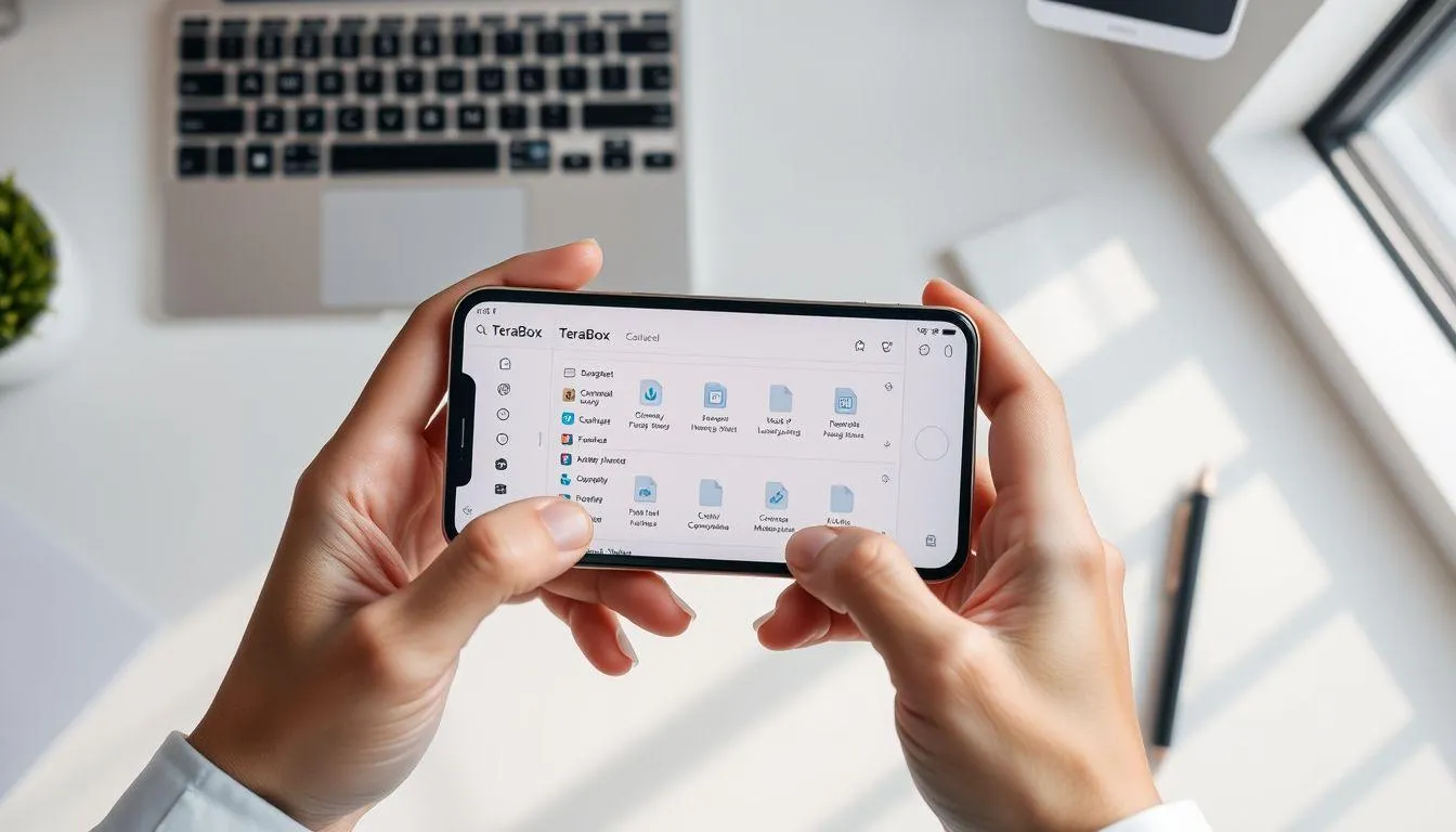 Cara Menggunakan TeraBox di iPhone (iOS) (c) Ilustrasi AI