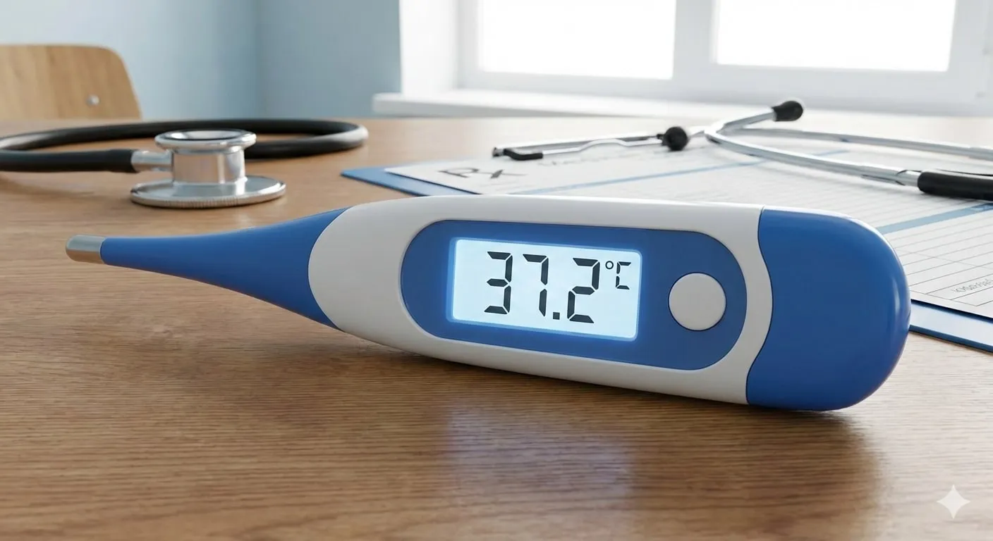 Teknik Pengukuran Suhu di Berbagai Bagian Tubuh (c) Ilustrasi AI