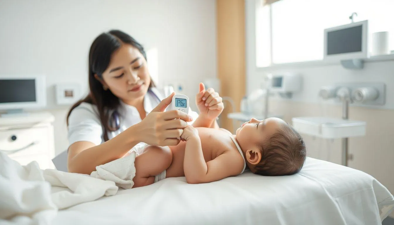 2. Cara Menggunakan Termometer Ketiak pada Bayi di Bawah 3 Bulan (c) Ilustrasi AI