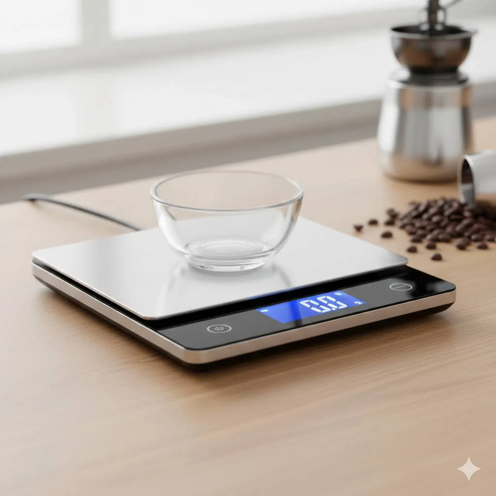 Langkah-Langkah Cara Menggunakan Timbangan Digital (c) Ilustrasi AI
