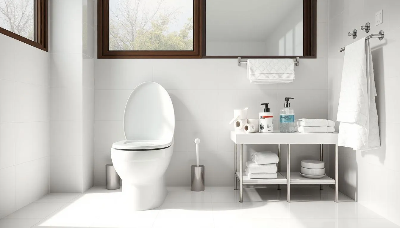 Persiapan Sebelum Menggunakan Toilet Duduk Tanpa Flush (c) Ilustrasi AI