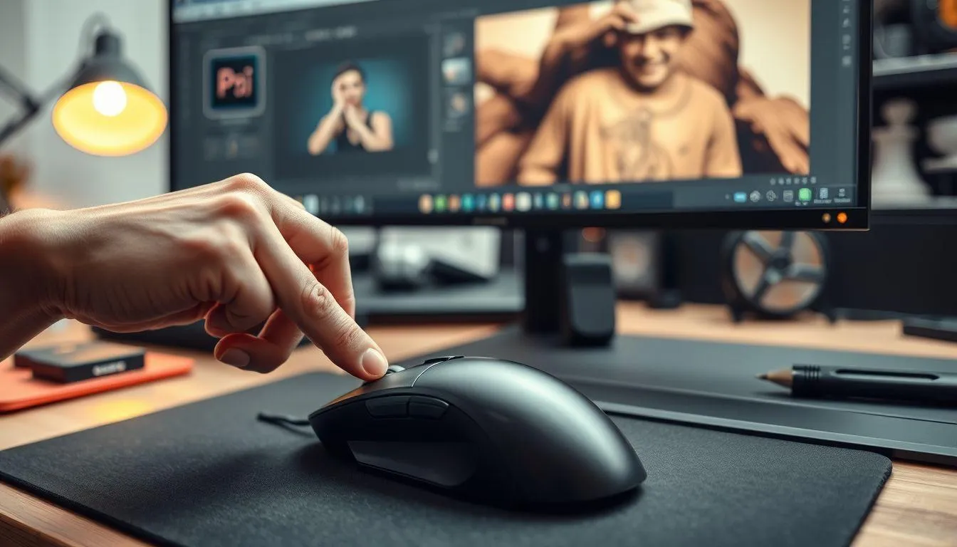 6. Cara Mengatur DPI Mouse Saat Editing Foto dan Desain Grafis (c) Ilustrasi AI
