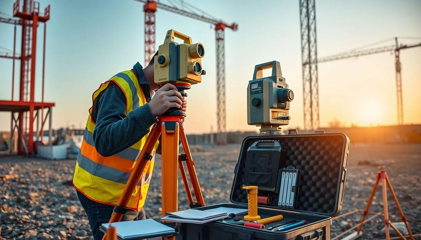 Persiapan Sebelum Menggunakan Total Station (c) Ilustrasi AI