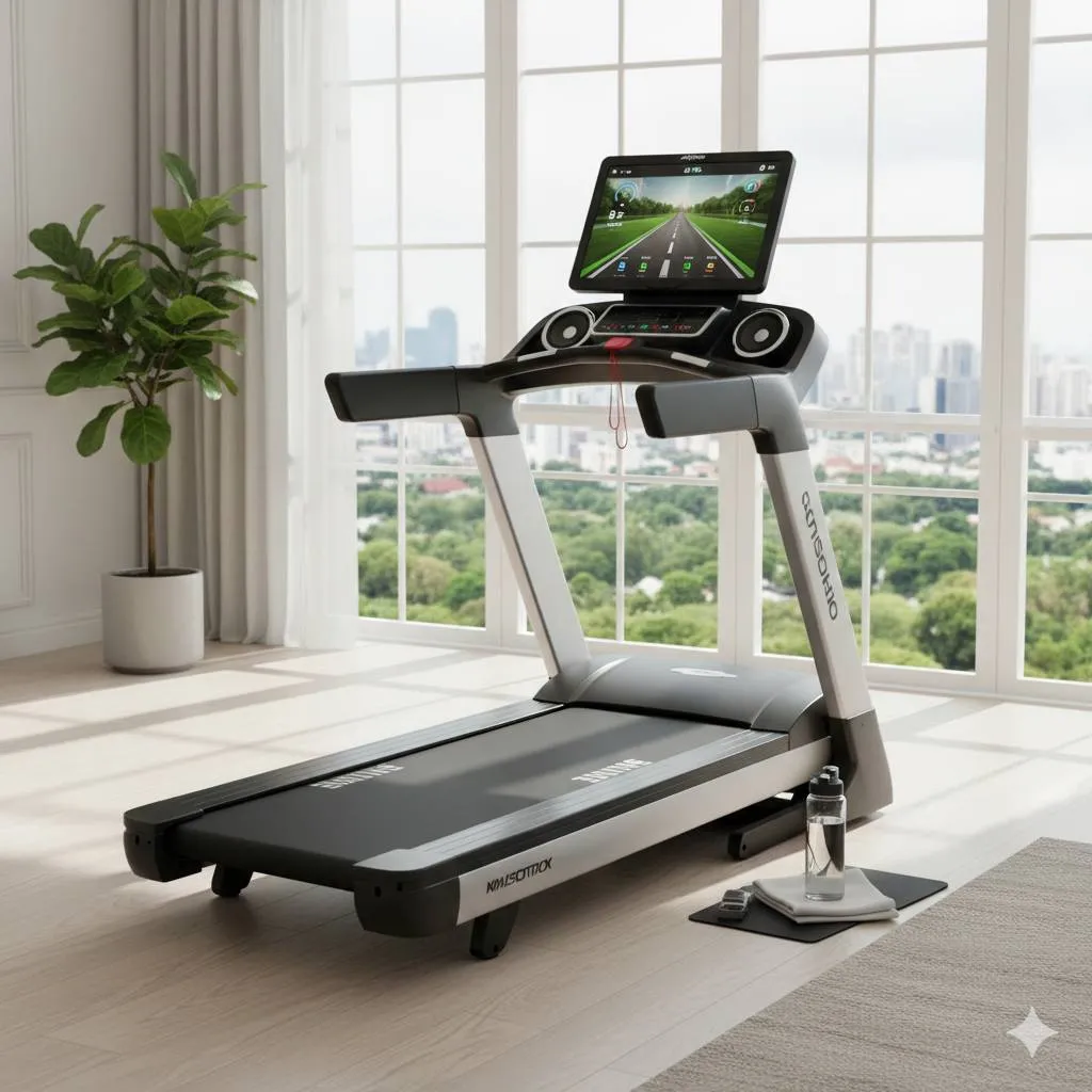 Manfaat Olahraga Menggunakan Treadmill (c) Ilustrasi AI