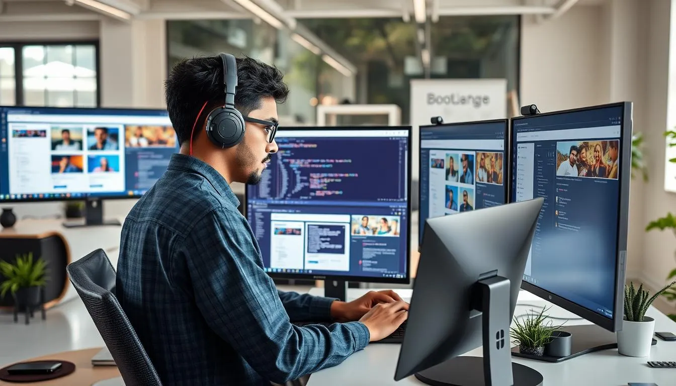 Memanfaatkan Komponen Bootstrap (c) Ilustrasi AI