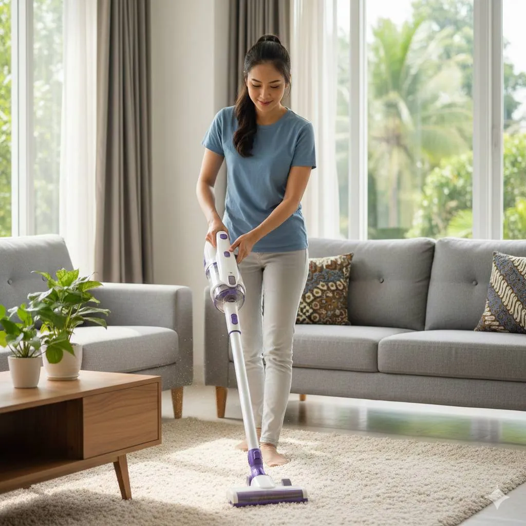 Perawatan dan Maintenance Vacuum Cleaner (c) Ilustrasi AI