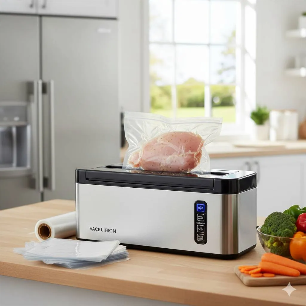 Langkah-Langkah Cara Menggunakan Vacuum Sealer (c) Ilustrasi AI