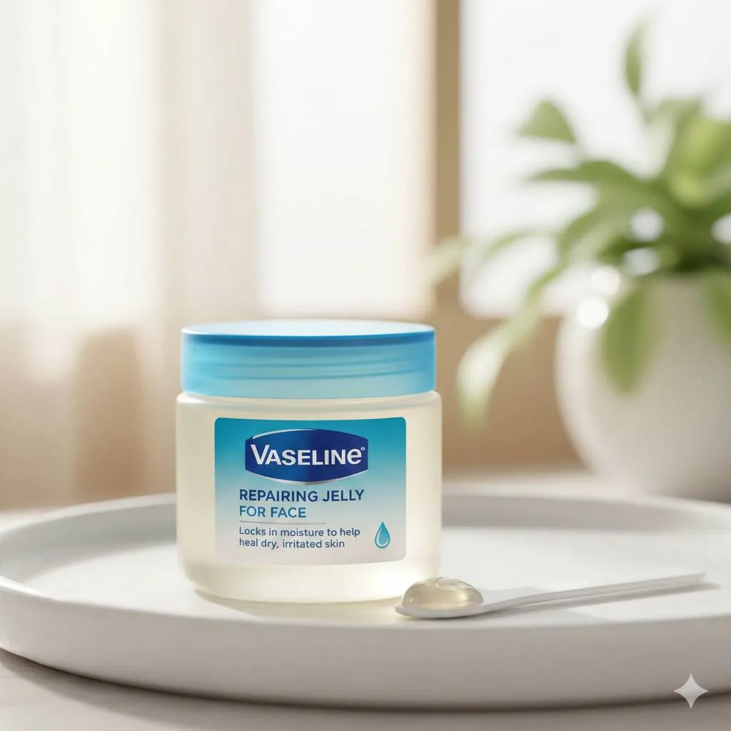 Cara Menggunakan Vaseline Repairing Jelly untuk Wajah yang Benar (c) Ilustrasi AI
