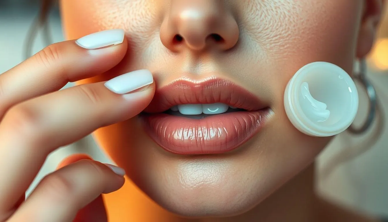 2. Cara Menggunakan Vaseline untuk Bibir sebagai Lip Mask Semalaman (c) Ilustrasi AI
