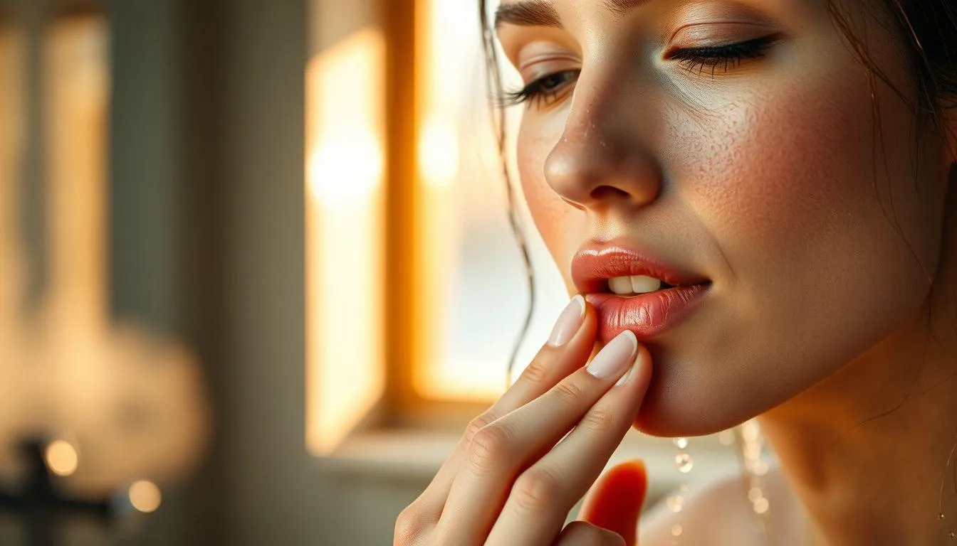 7. Cara Menggunakan Vaseline untuk Bibir Setelah Mandi (c) Ilustrasi AI