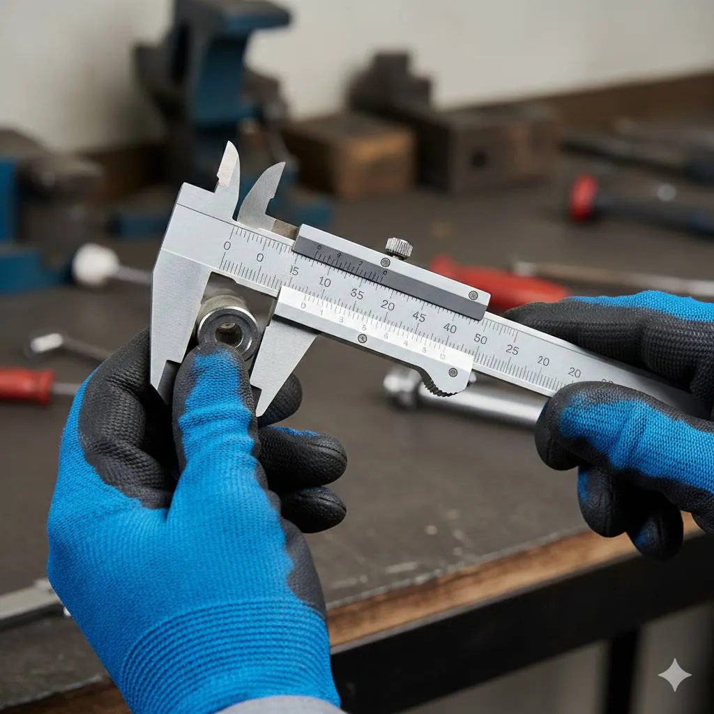 Cara Menggunakan Vernier Caliper dengan Benar (c) Ilustrasi AI