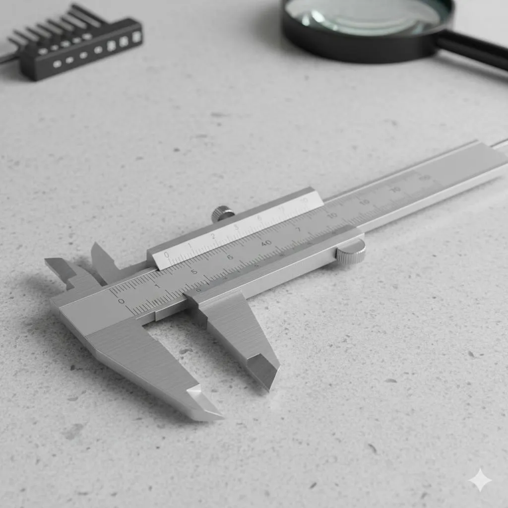 Perawatan dan Kalibrasi Vernier Caliper (c) Ilustrasi AI