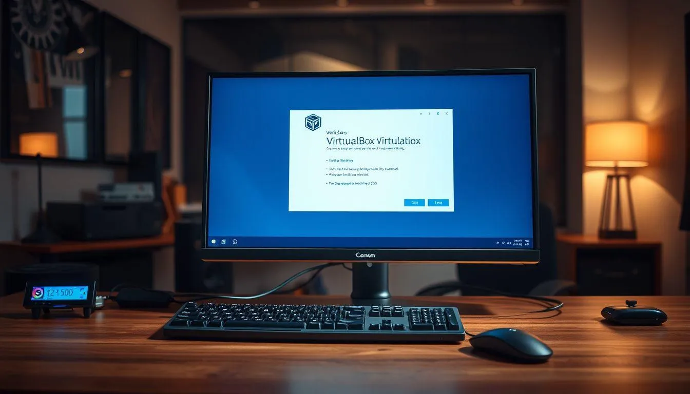 Menjalankan dan Menginstal Sistem Operasi di Mesin Virtual (c) Ilustrasi AI