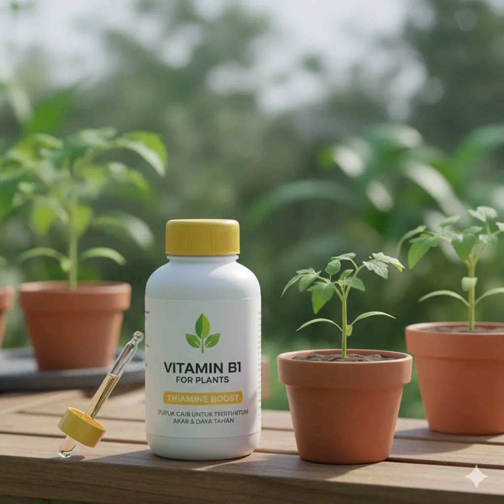 Manfaat Vitamin B1 untuk Pertumbuhan Tanaman (c) Ilustrasi AI