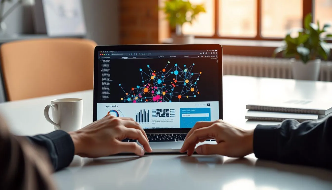 Menggunakan VOSviewer Online (c) Ilustrasi AI