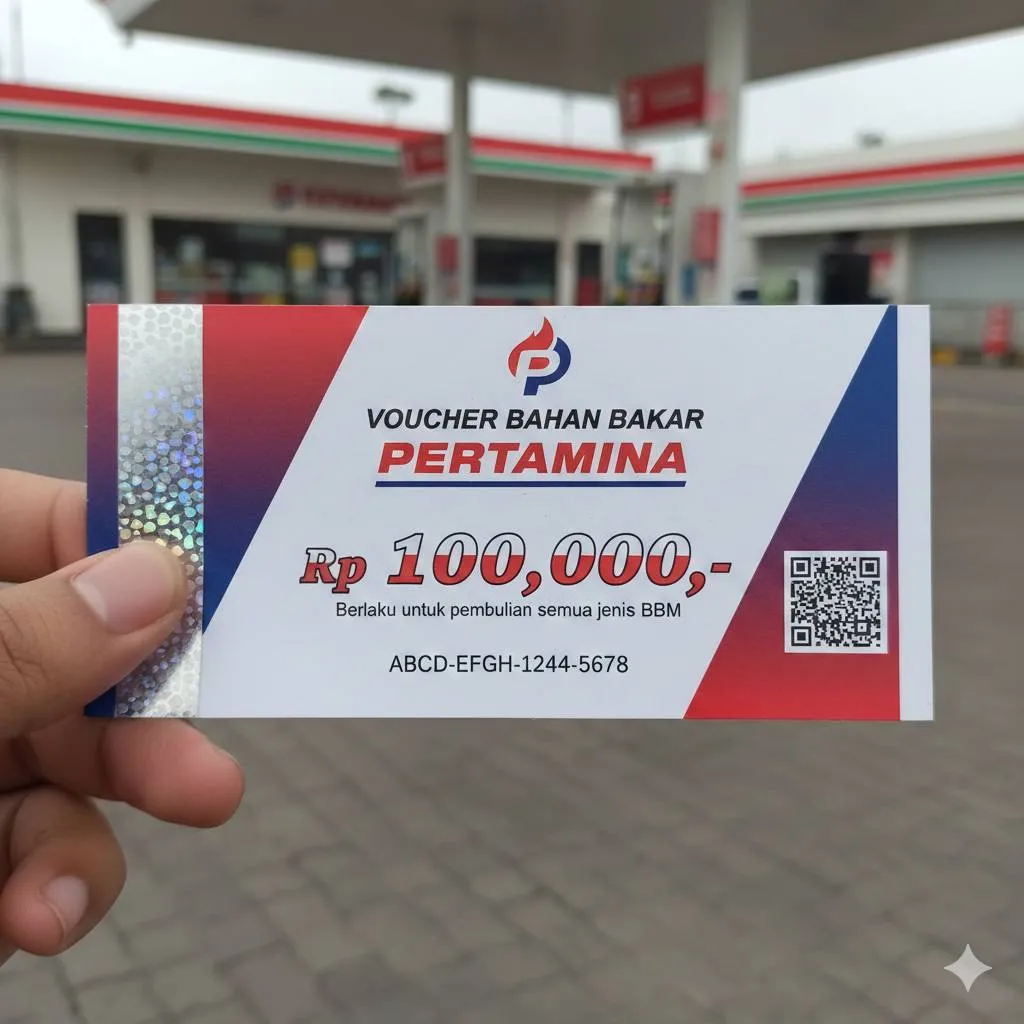 Langkah-Langkah Menggunakan Voucher Fisik Pertamina (c) Ilustrasi AI
