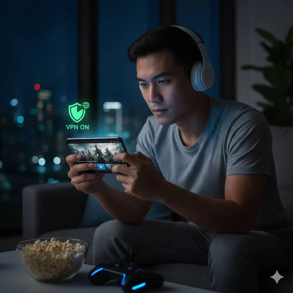 Tips Memilih VPN Terbaik untuk Streaming (c) Ilustrasi AI