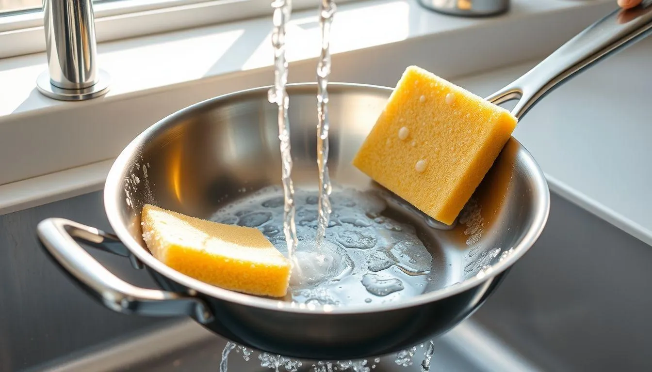 Langkah Persiapan Awal Sebelum Menggunakan Wajan Baru (c) Ilustrasi AI