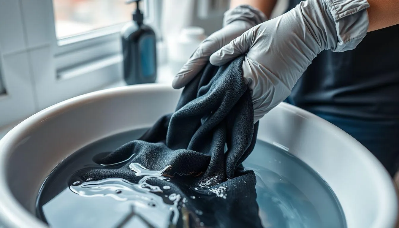 Cara Merawat Pakaian Setelah Diwarnai dengan Wantex Hitam (c) Ilustrasi AI