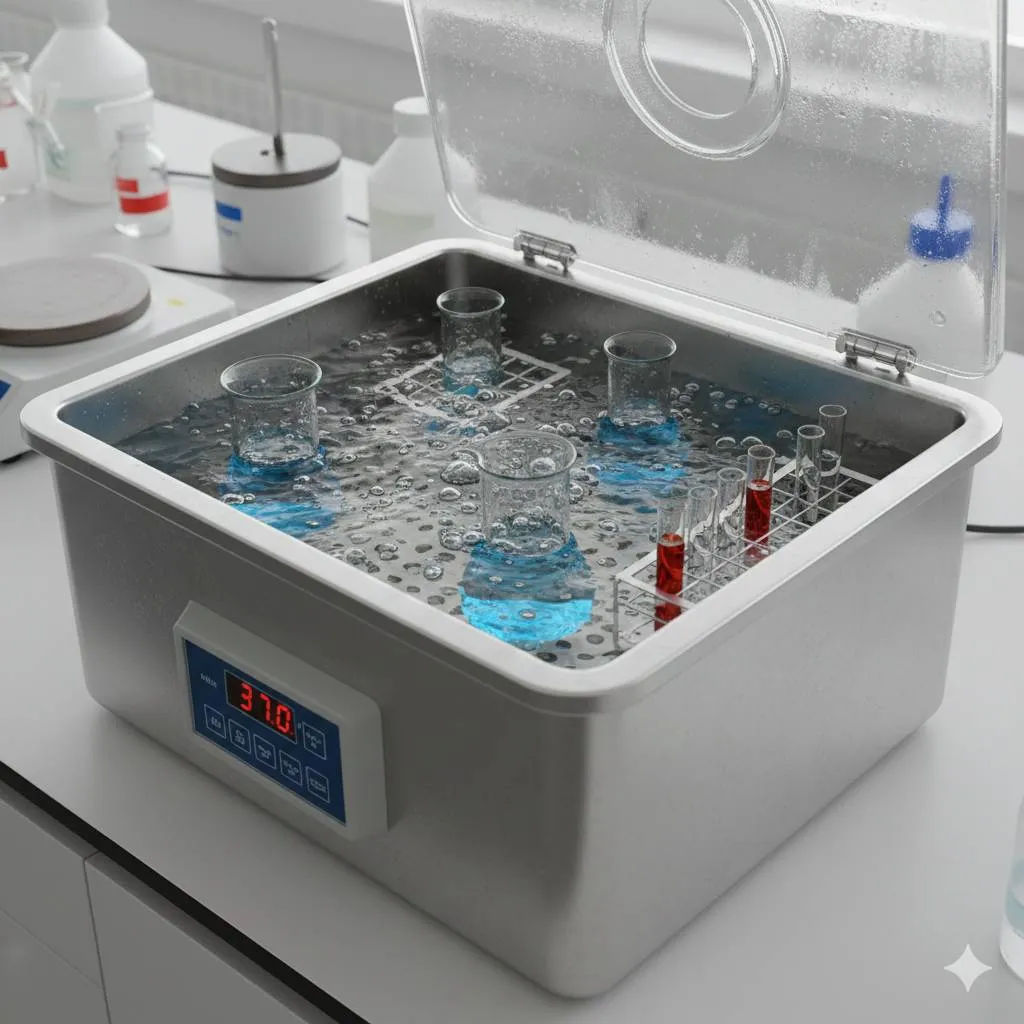 Langkah-Langkah Mengoperasikan Waterbath (c) Ilustrasi AI