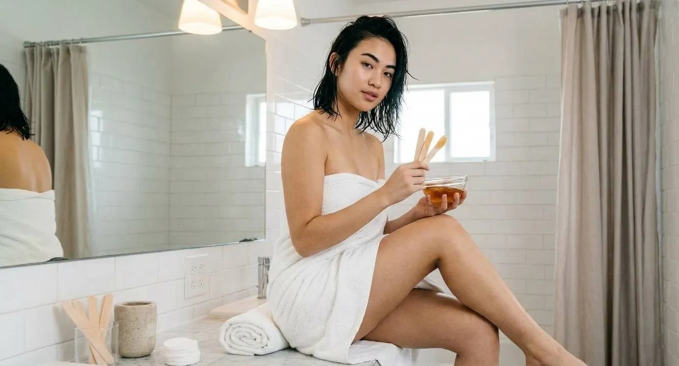 4. Cara Menggunakan Waxing Sugar di Area Sensitif (c) Ilustrasi AI