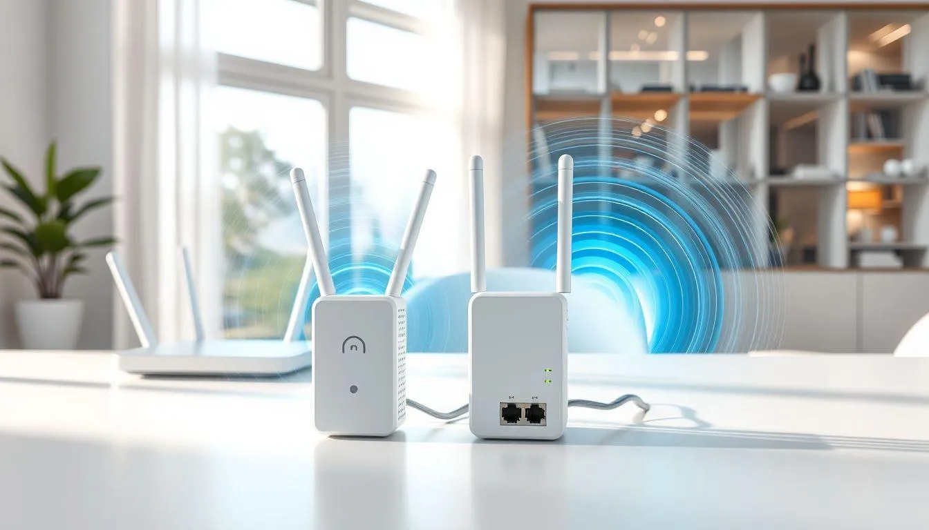 Perbedaan WiFi Repeater dan Extender (c) Ilustrasi AI